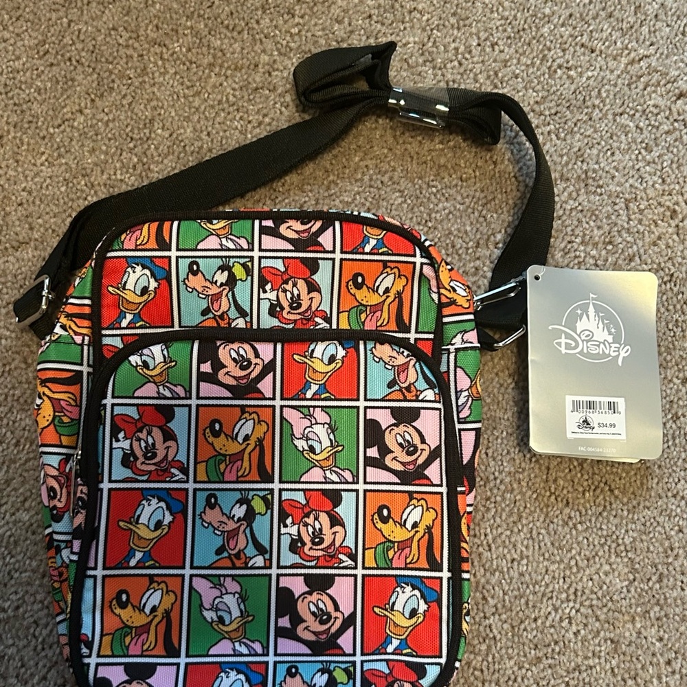 Disney Colorful Character Crossbody Bag